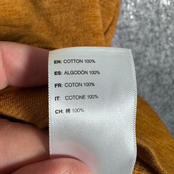 John Elliott Sweatshirt Womens Size 3 Orange Gold Crewneck Pullover Long Sleeve - Picture 8 of 10